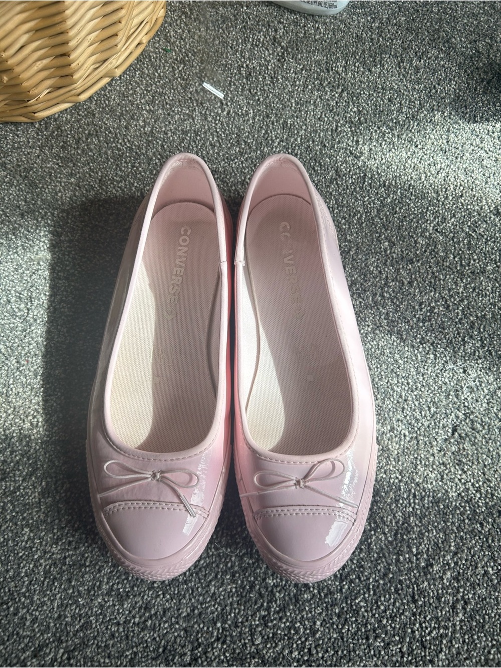 Converse Pink Patent Ballet Flats for Women